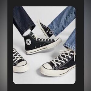 NIB · CONVERSE Chuck Taylor All Star '70 High Top Sneakers Black Men's Size 9.5